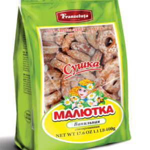 Kringelgebäck Malutka mit Vanille glasiert  400 g