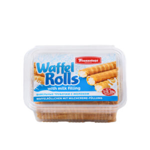 Waffelröllchen mit  Milch 220g