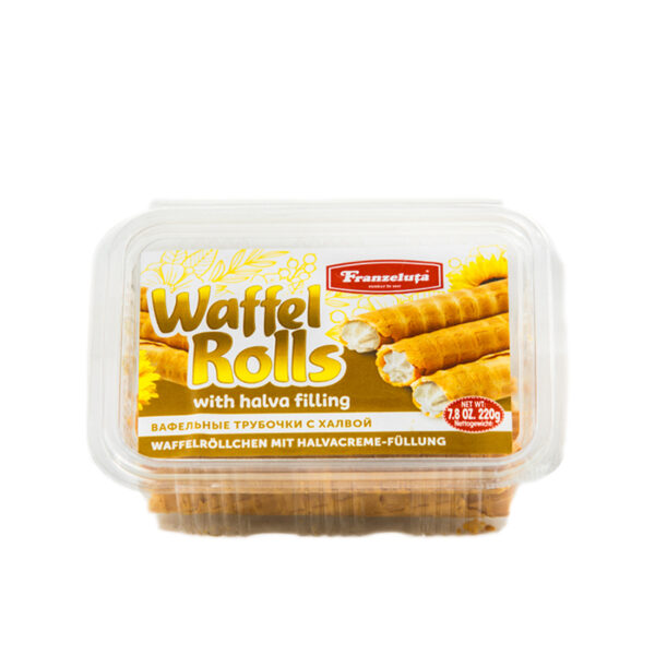 Waffelröllchen mit Halwa 220g