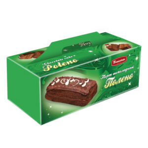 Замороженный  торт "ПОЛЕНО" с шоколадным вкусом  1000 г