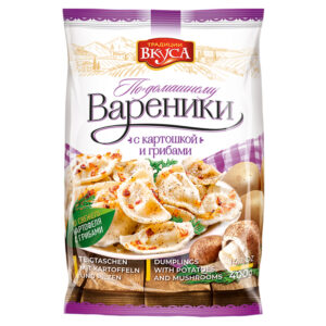 Вареники с картошкой и грибами 400г