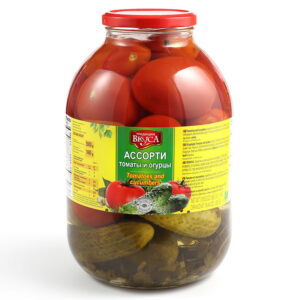 Konservierte Tomaten und Gurken "Assorti"  3L