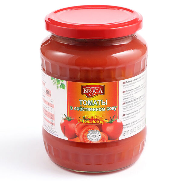 Konservierte Tomaten im eigenen Saft  0,72 L