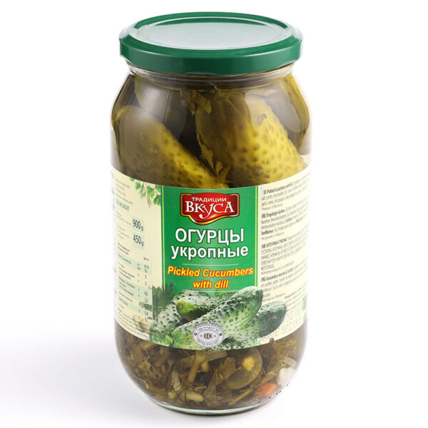 Konservierte Gurken mit Dill  0,9 L