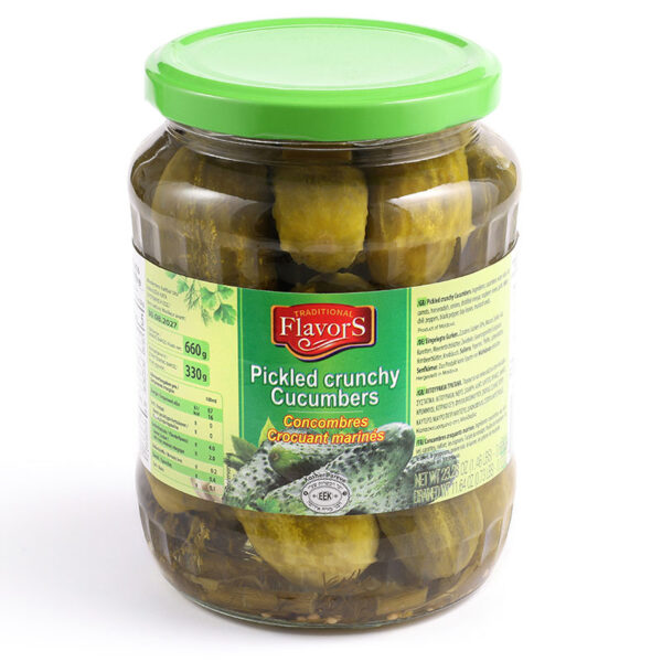 Preserved cucumbers "Hrustjashie" 0,72 L
