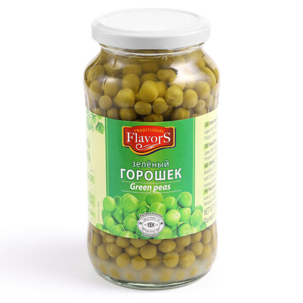 Konservierte Erbsen 0,58L