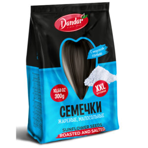 Sonnenblumenkerne schwarz geröstet und gesalzen "Dandar"  300 g