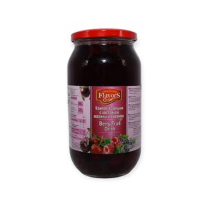 Sauerkirschen mit Stein, Himbeeren und Brombeeren leicht gezuckert 980g