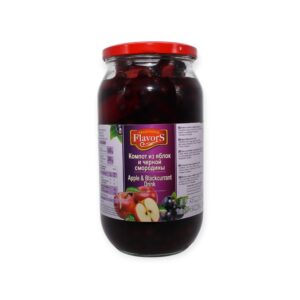 Äpfel und schwarze Johannisbeeren leicht gezuckert 980g