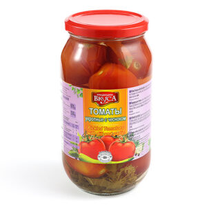 Konservierte Tomaten mit Dill und Knoblauch 1 L